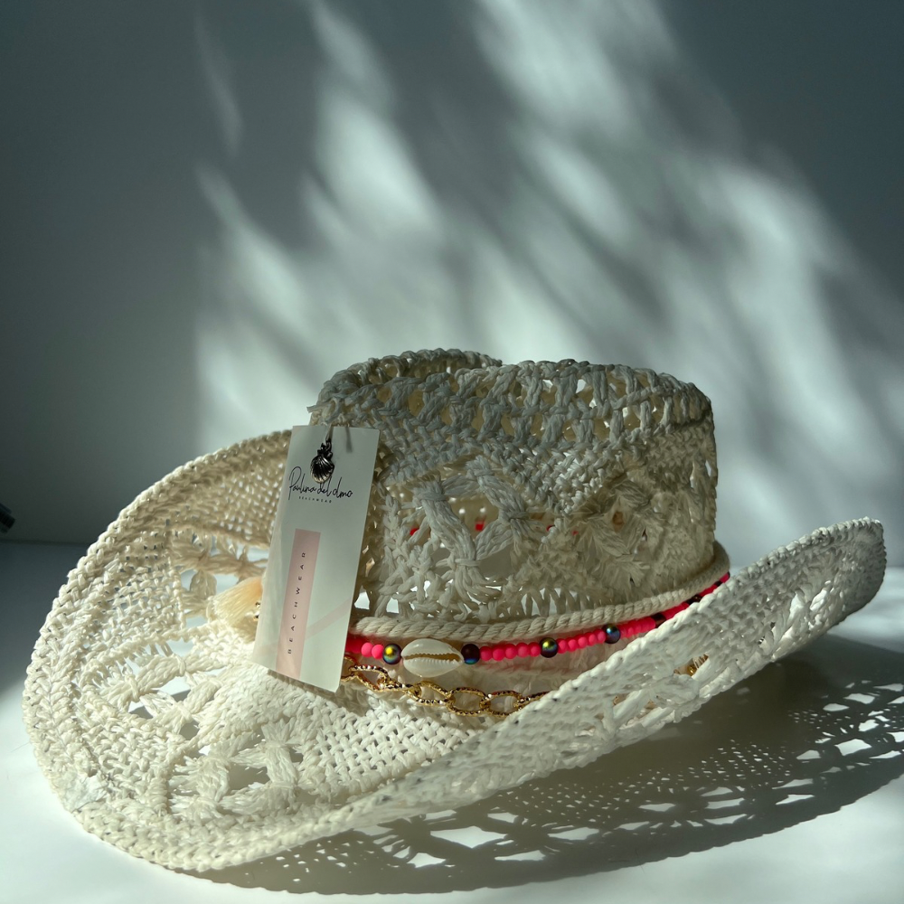 Sombrero cowgirl color Blanco