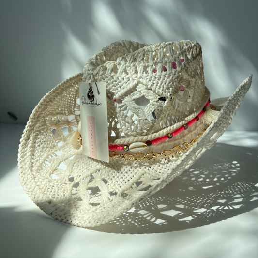 Sombrero cowgirl color Blanco